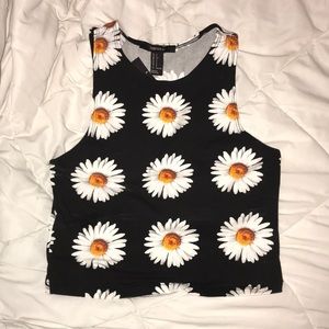 Sunflower crop top